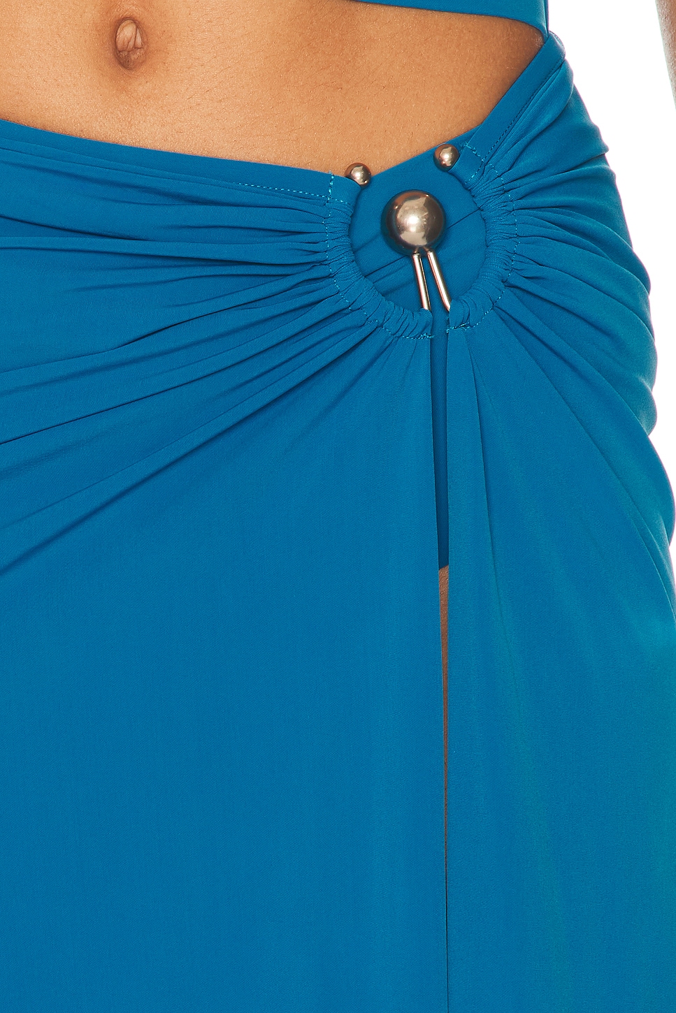 Christopher Esber Ruched Orbit Split Skirt