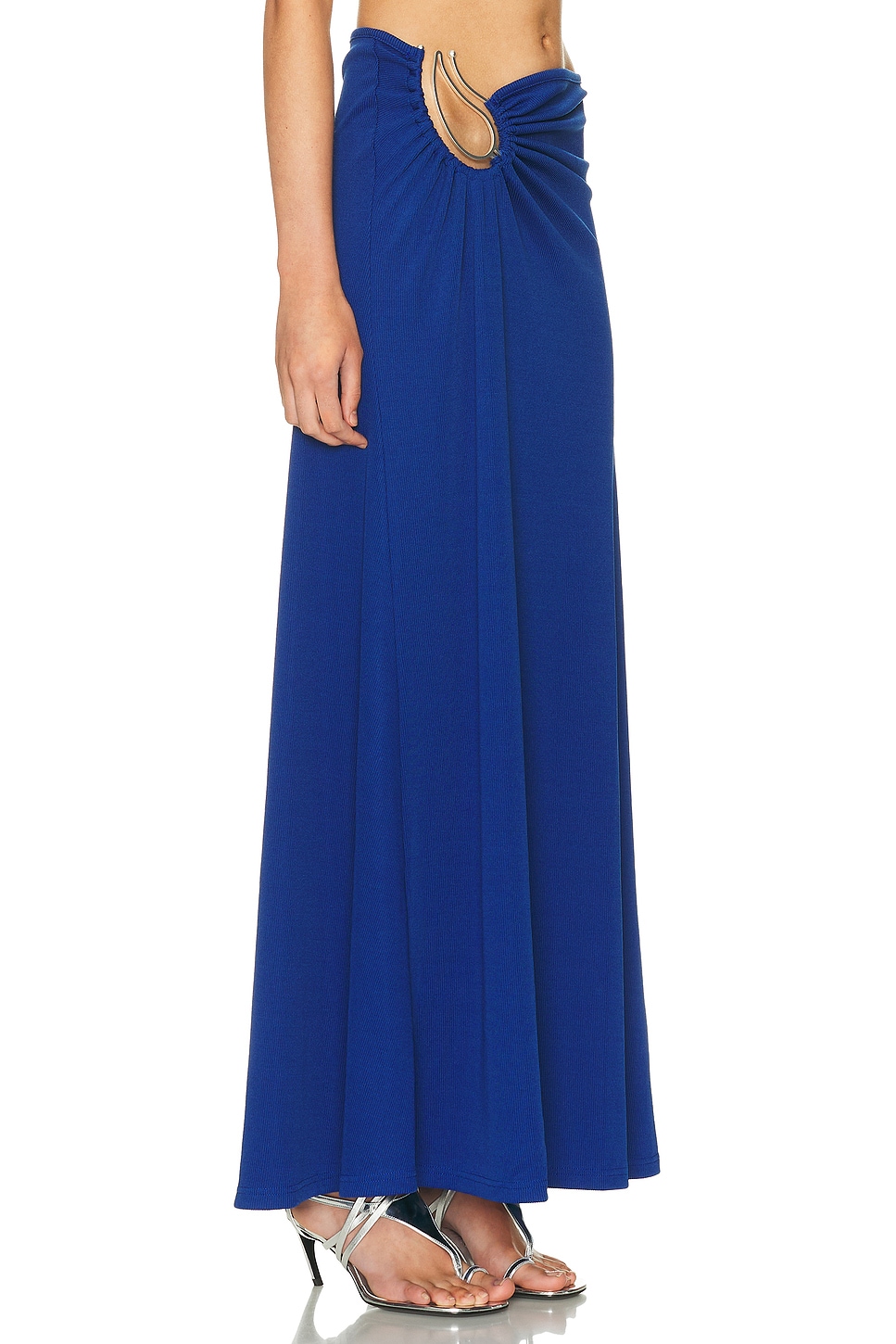 Christopher Esber Paisley Ruched Skirt