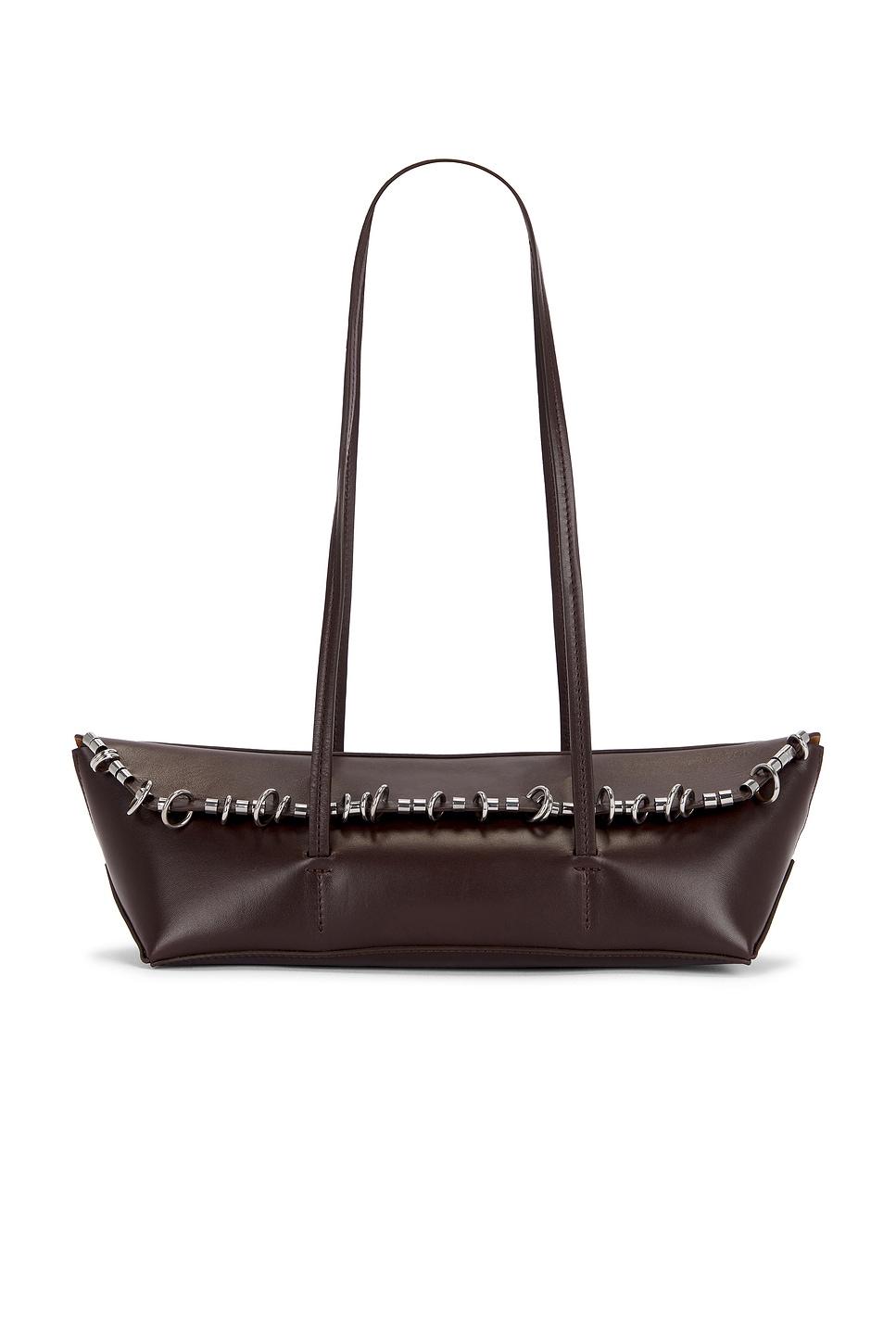 Christopher Esber Gondola Pierced Mini Tote Bag In Burgundy