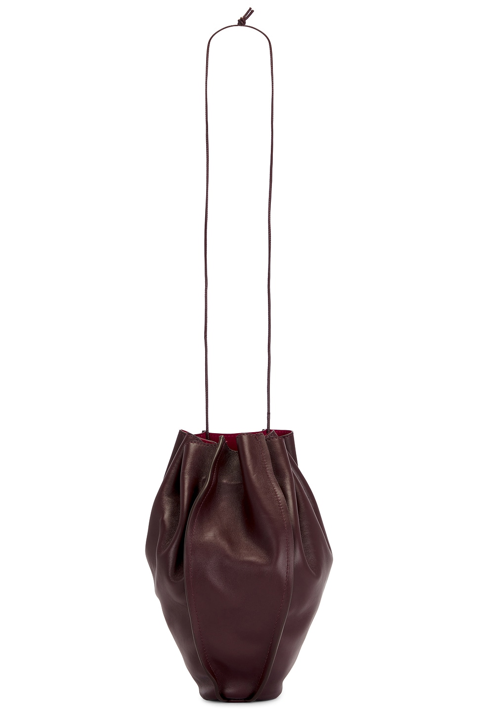 Christopher Esber Agnes Hobo Bag In Burgundy