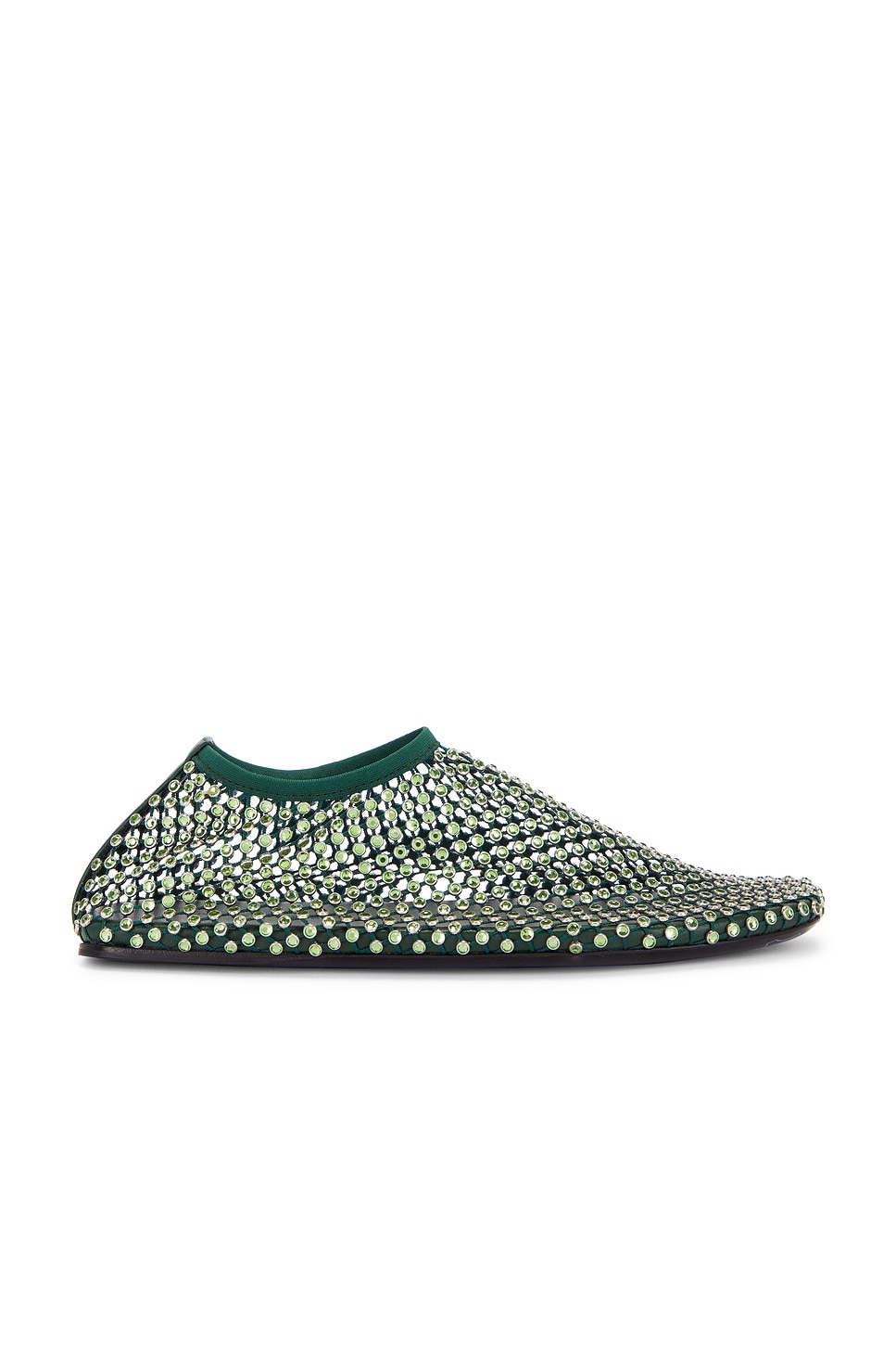 Image 1 of Christopher Esber Minette Crystal Flat in Cactus