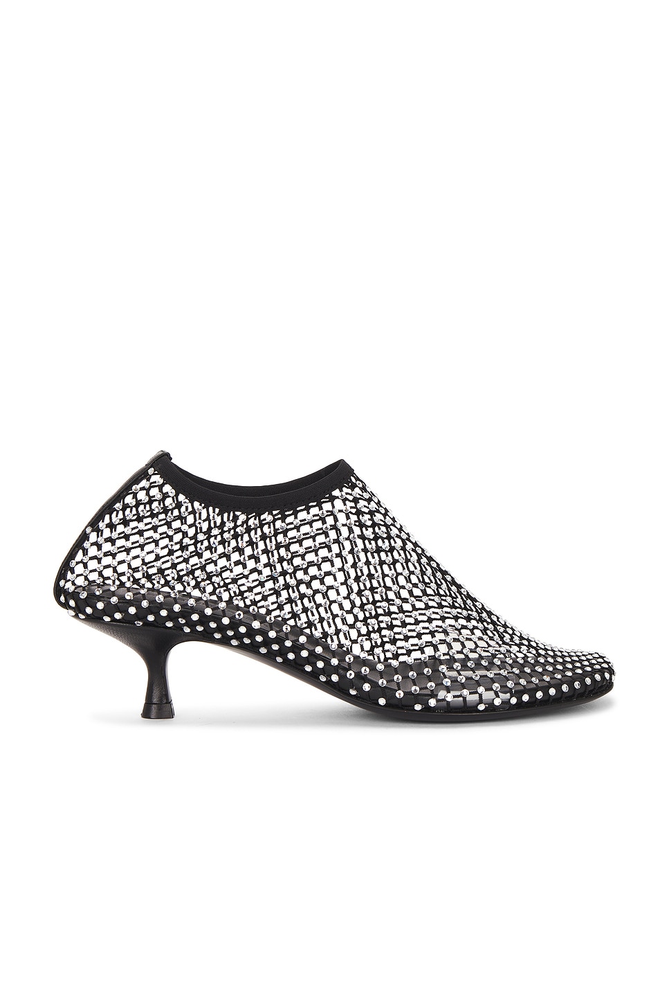 Image 1 of Christopher Esber Minette Crystal Mesh Micro Heel in Black