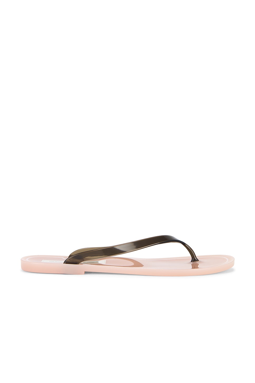 Image 1 of Christopher Esber Jo Flip Flop in Rose Quartz & Black