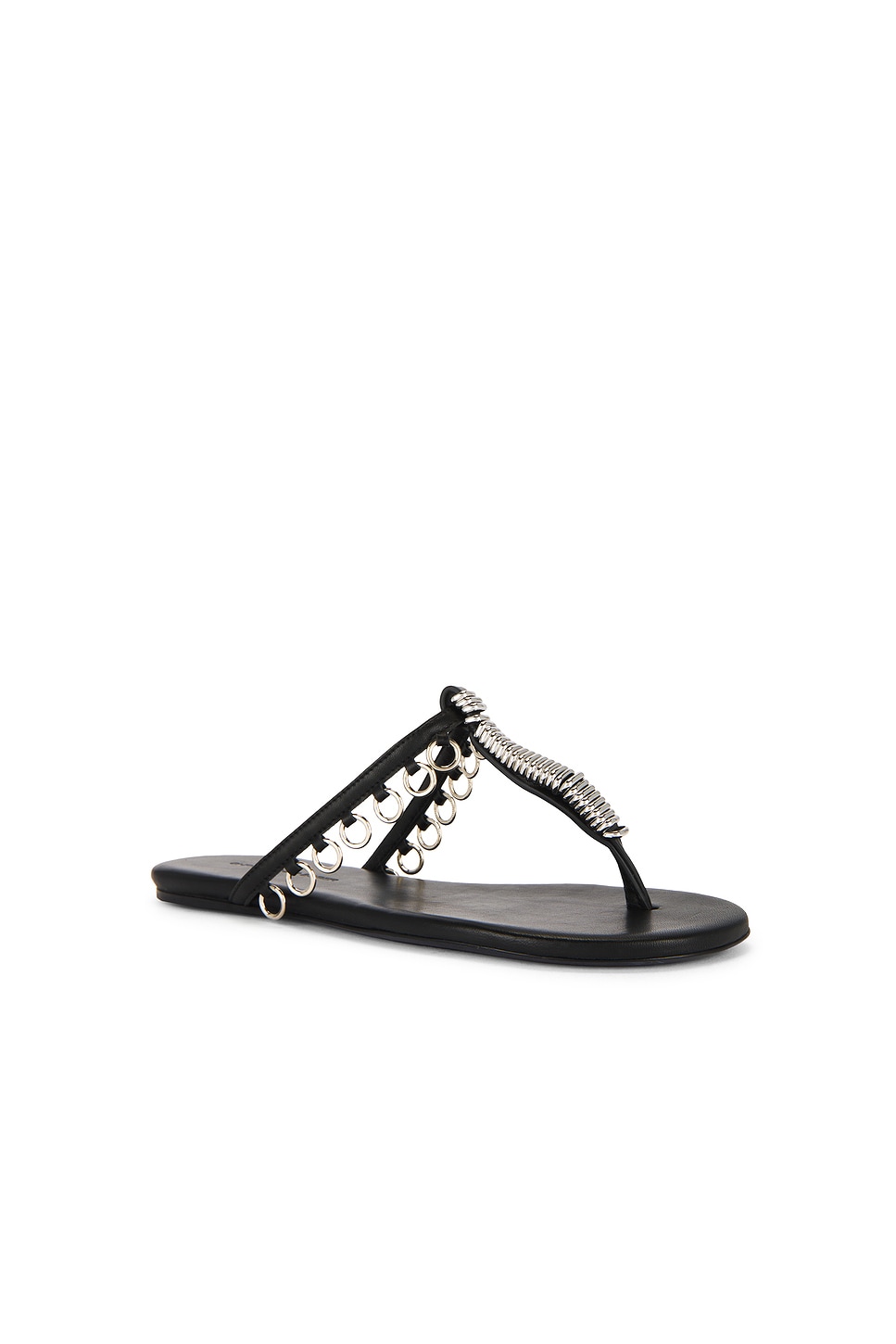 Christopher Esber Pierced Flip Flop In Black