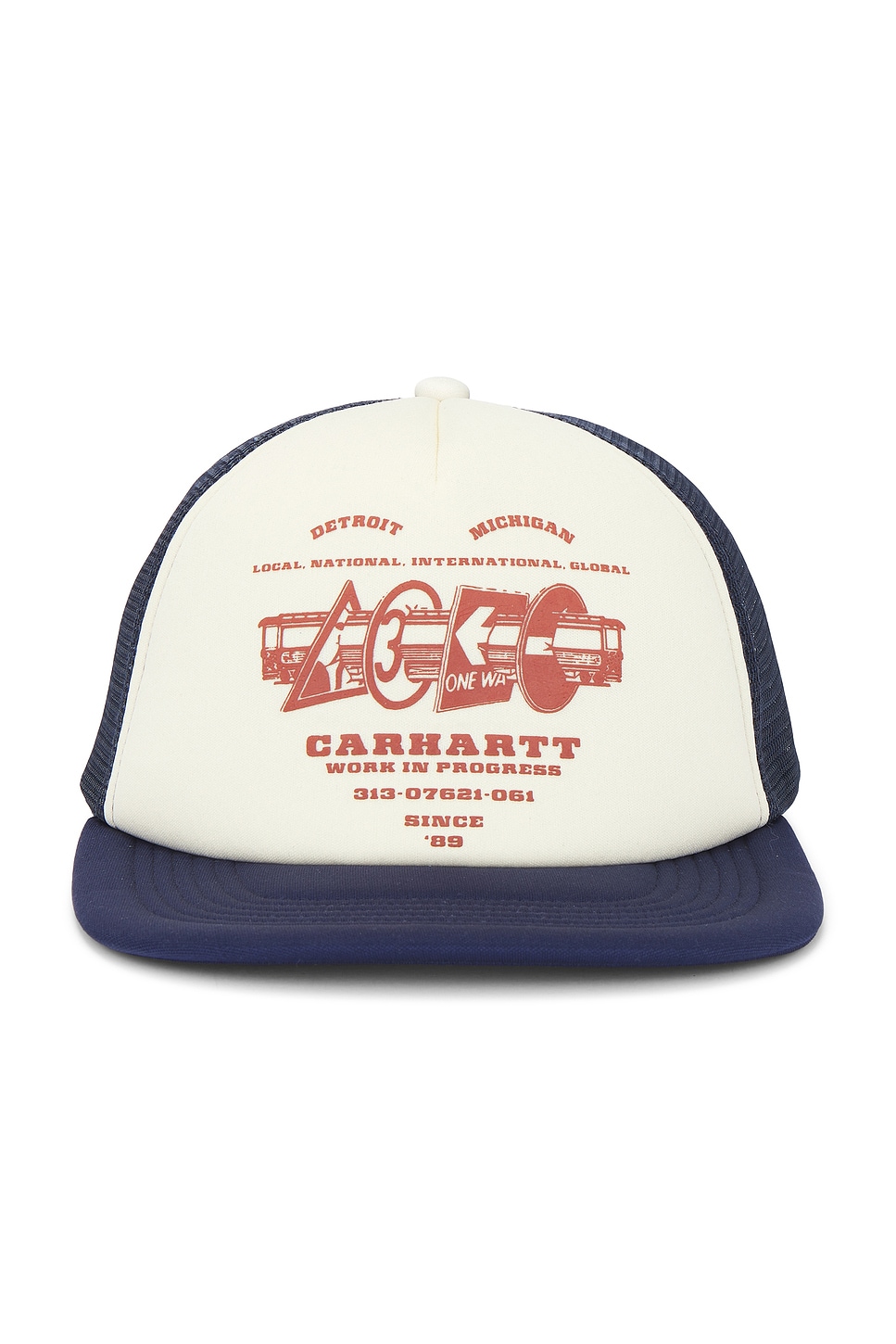 Runaway Trucker Cap in Blue