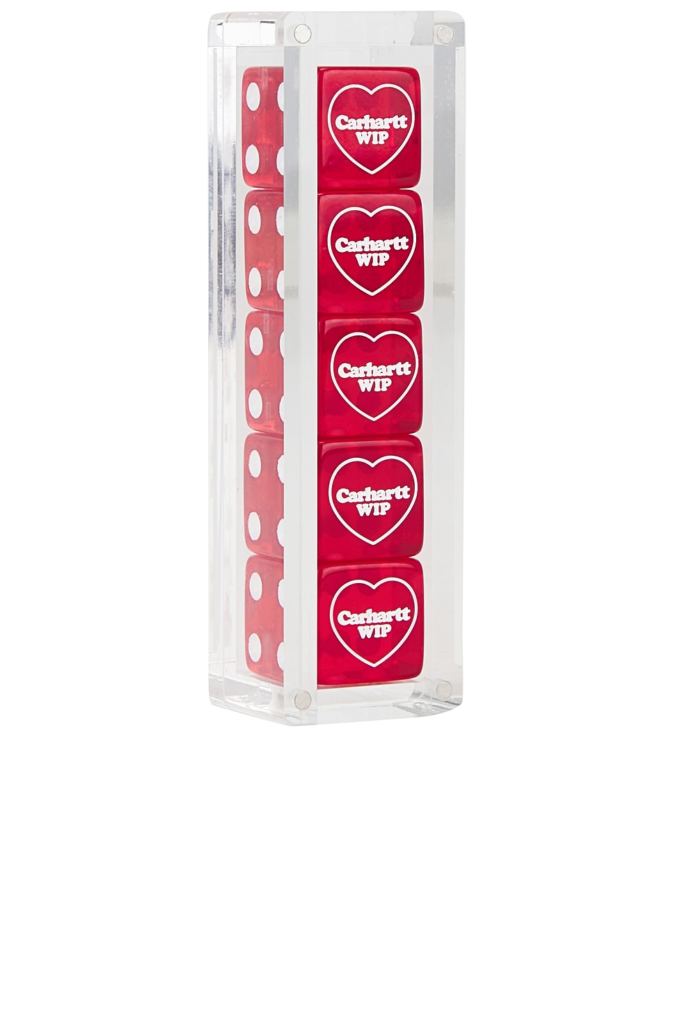 Carhartt Heart Dice Set In Scarlet
