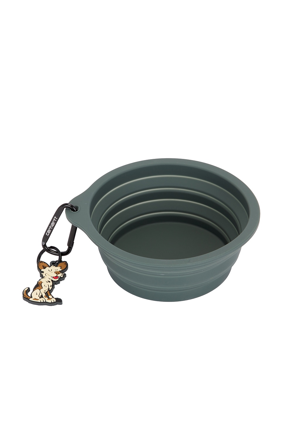 Image 1 of Carhartt WIP Wild Dog Foldable Bowl in Olive & Wax