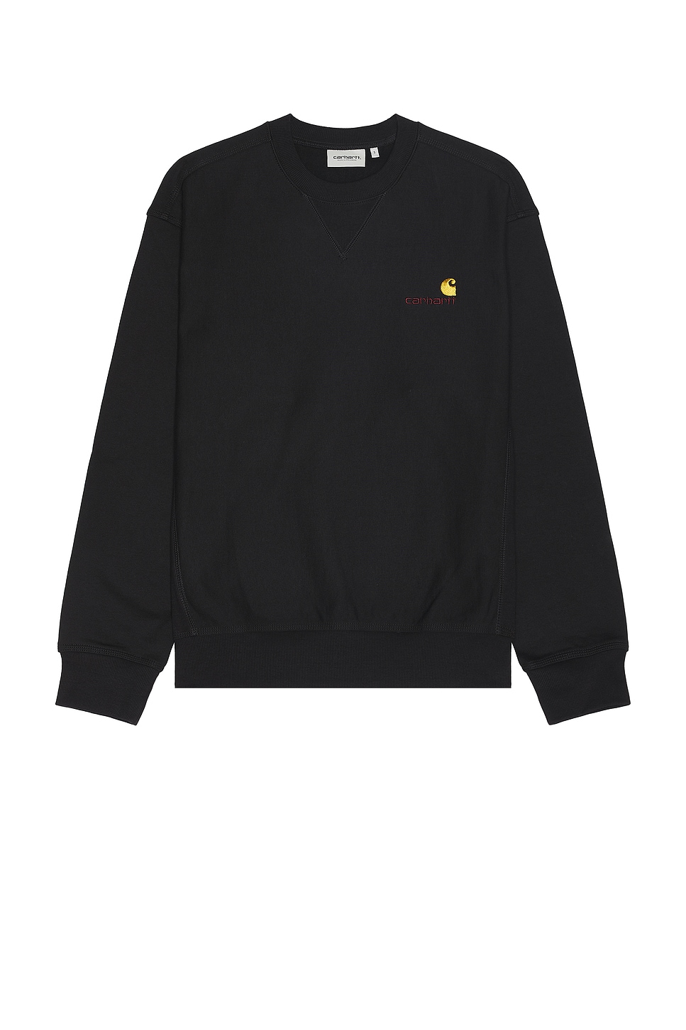 Image 1 of Carhartt WIP American Script Sweater in Black