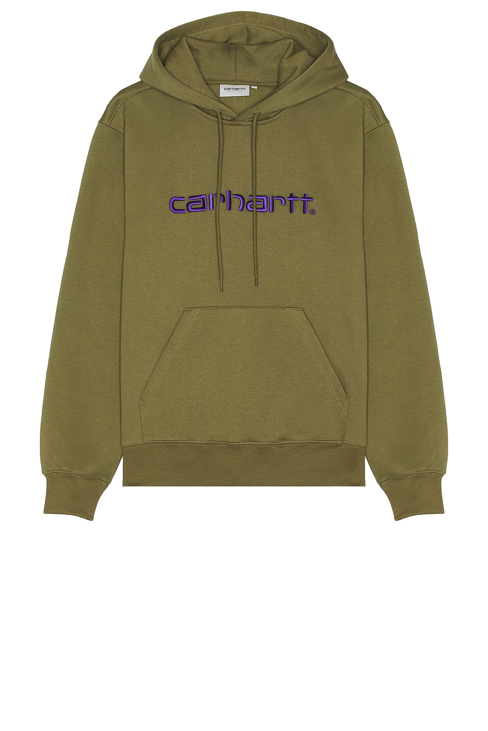 Shop Carhartt Hooded Sweatshirt In Capulet & Aura