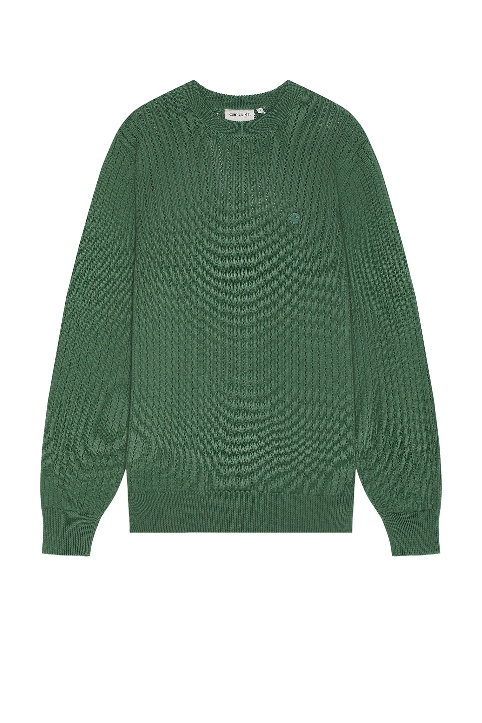 Image 1 of Carhartt WIP Calen Sweater in Duck Green