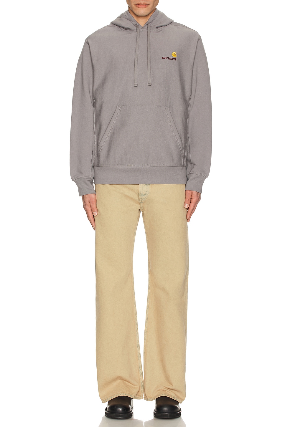 Image 1 of Carhartt WIP American Script Hoodie in Yosemite