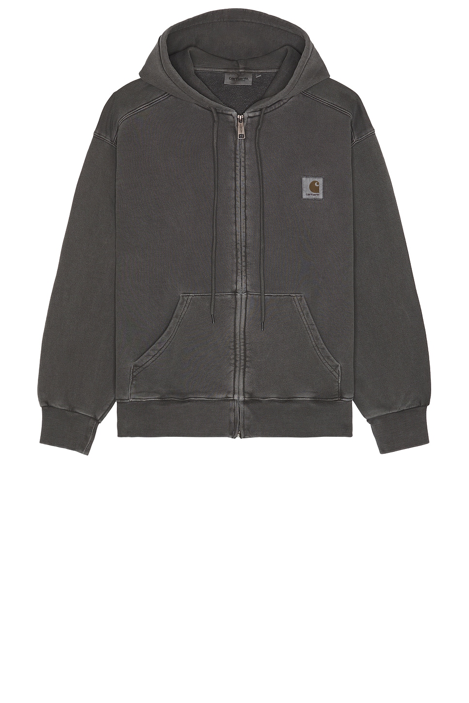 Image 1 of Carhartt WIP Hooded Nelson Jacket in Garment Dyed Graphite