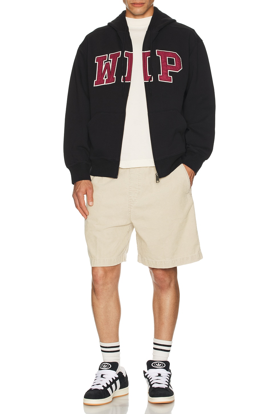 Image 1 of Carhartt WIP Pullover Hoodie in Stone Washed Black