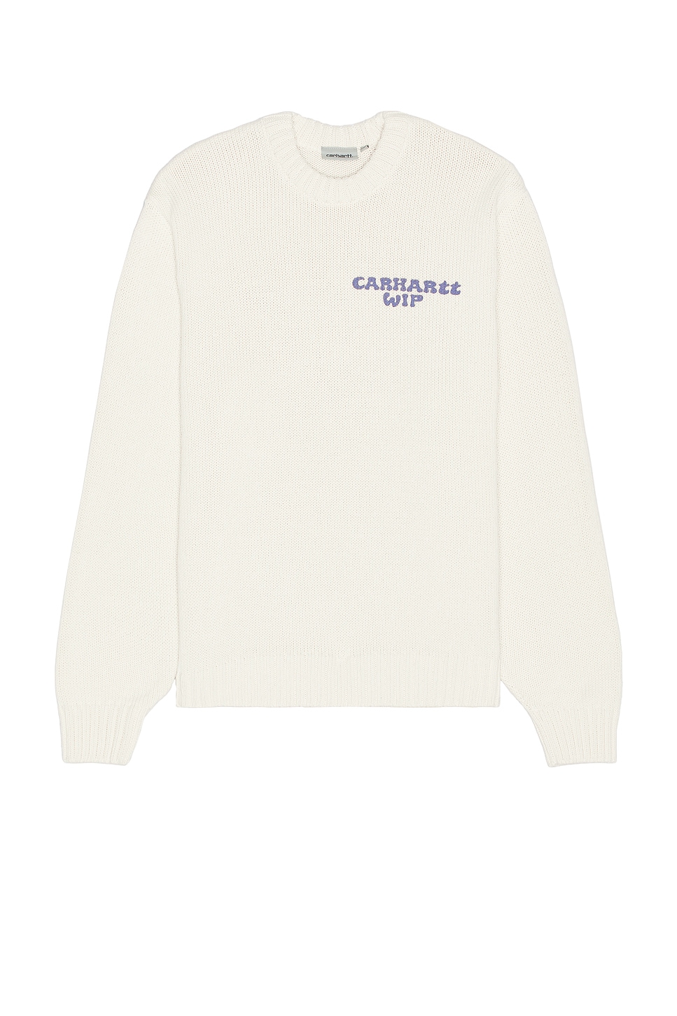 Carhartt Anglistic Logo-print Sweater In Neutral