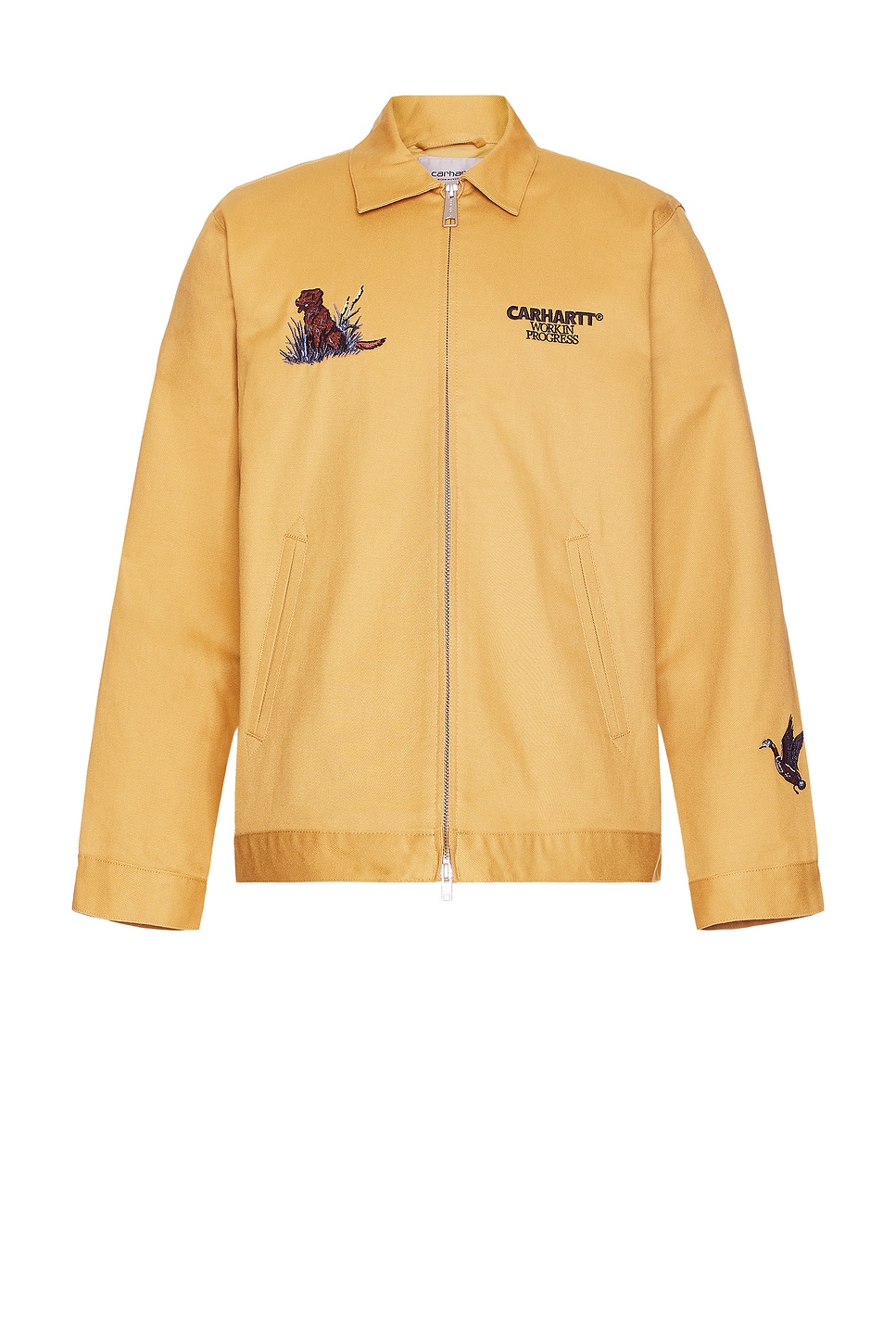 Shop Carhartt Ducks Jacket In Bourbon