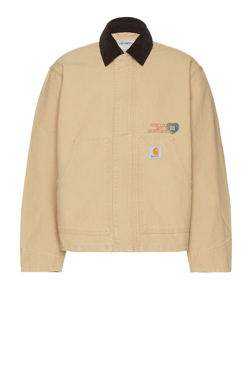Carhartt Og Arcan Graphic Jacket In Gray