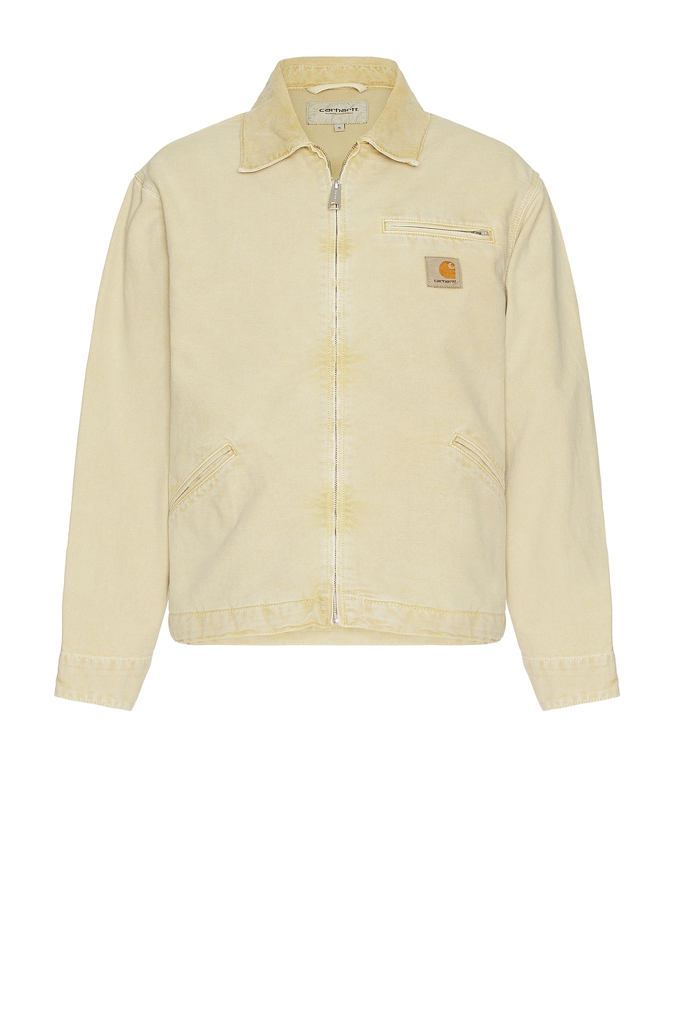 Carhartt Work In Progress Og Detroit Organic Cotton Canvas Jacket In Neutral