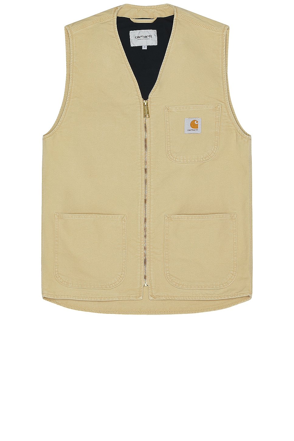 Image 1 of Carhartt WIP Arbor Vest in Bourbon Aged Canvas