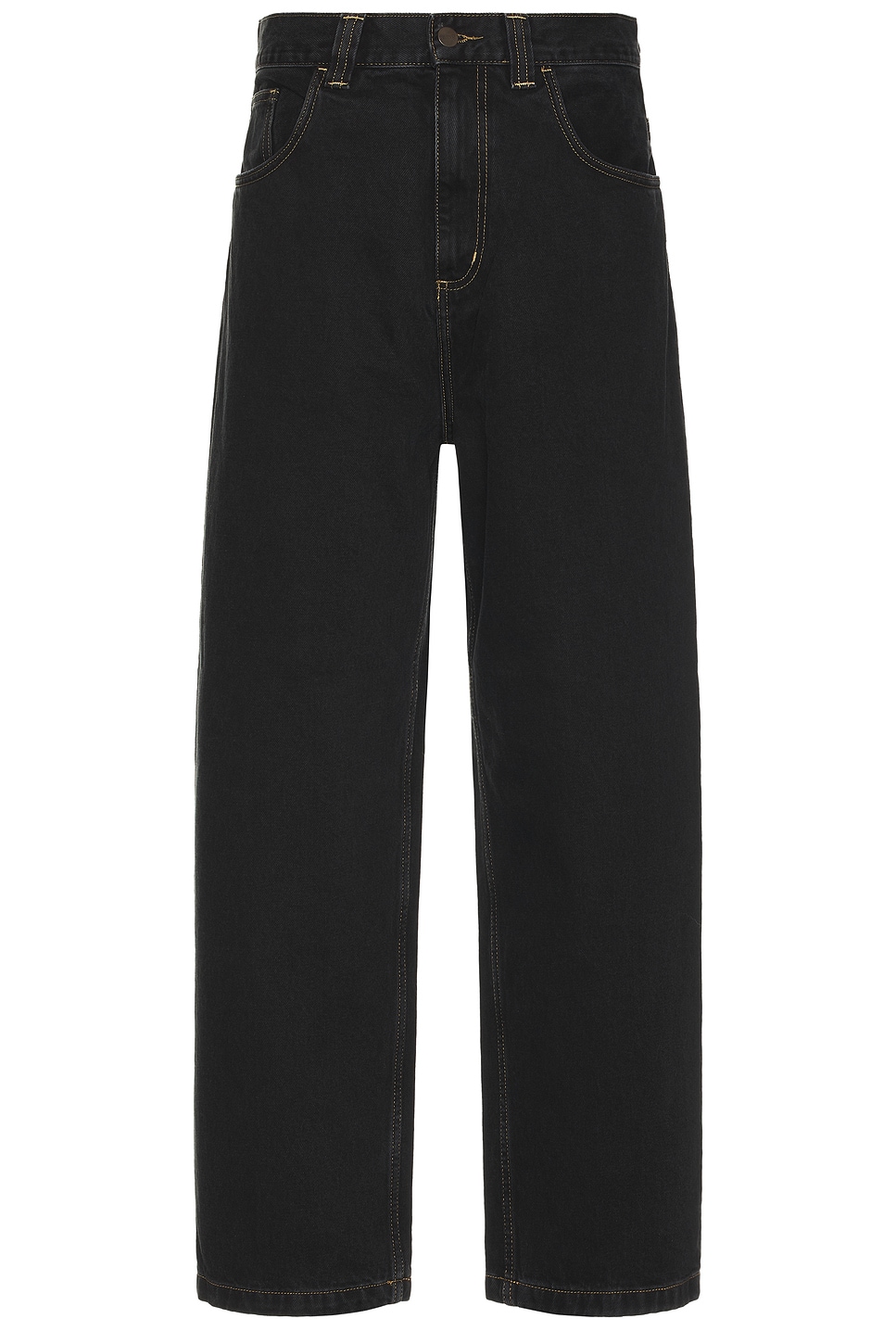 Image 1 of Carhartt WIP Brandon Pant in Stone Washed Black