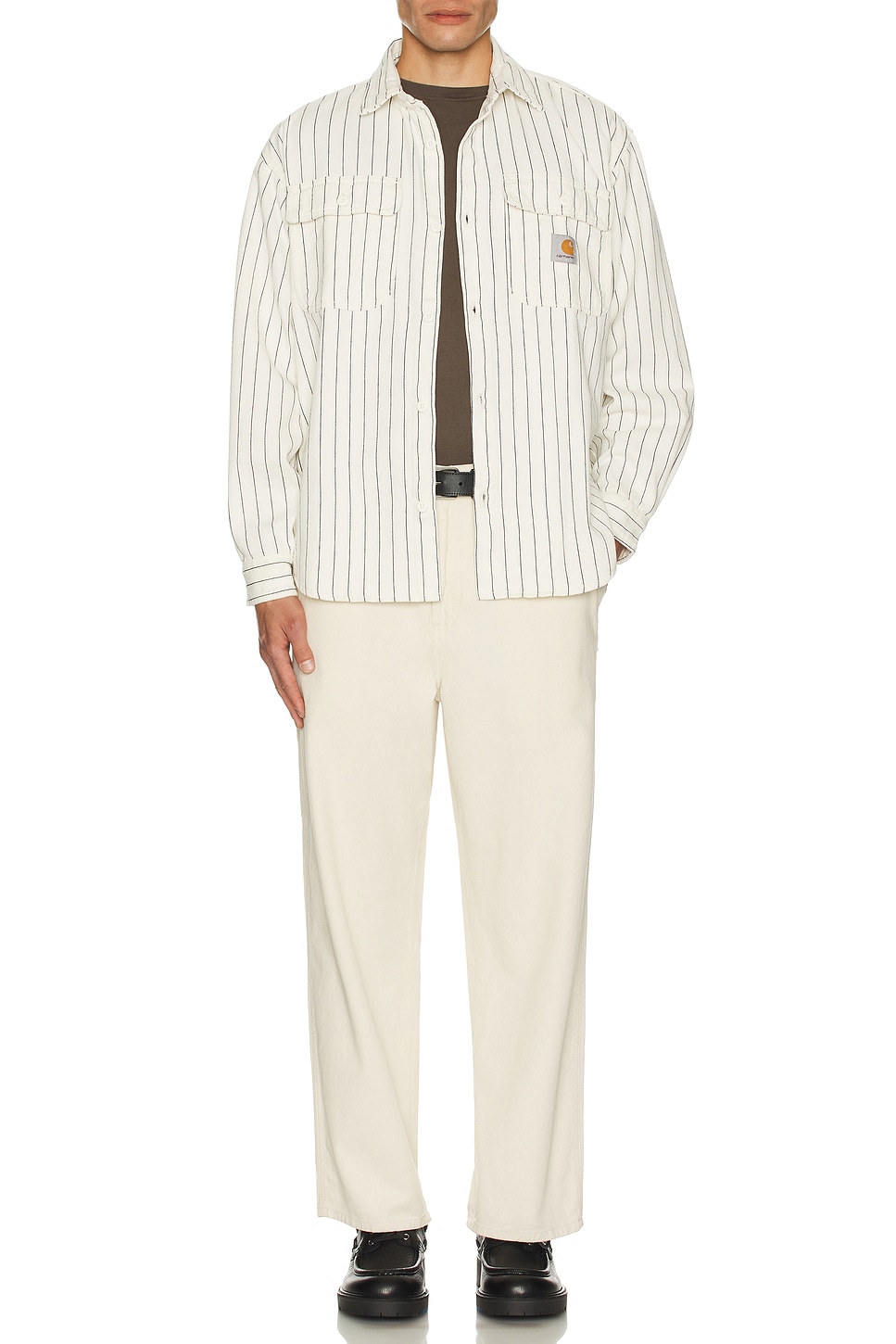 Image 1 of Carhartt WIP Drewe Pant in Natural in Rinsed Natural