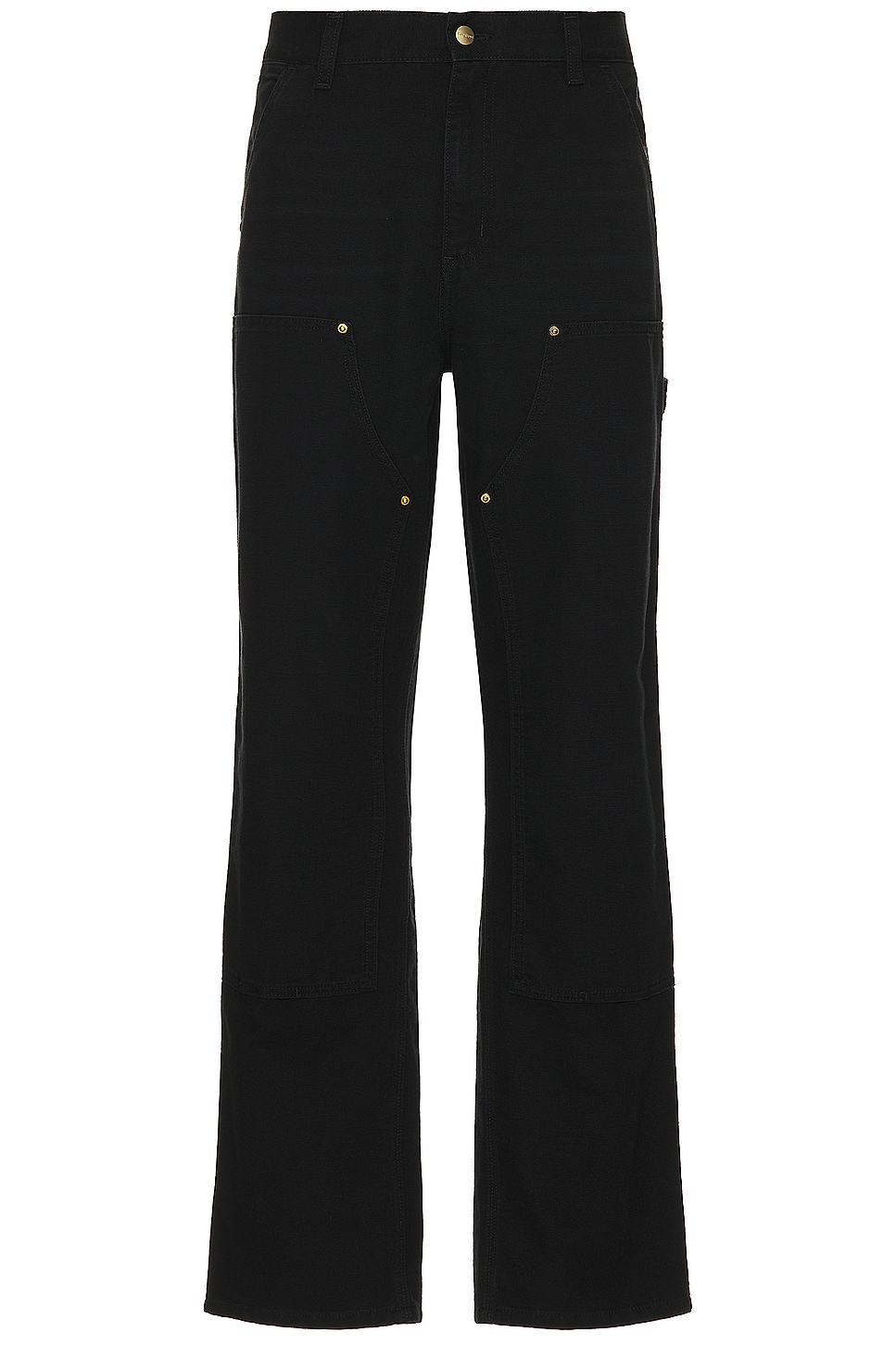 Image 1 of Carhartt WIP Double Knee Pant in Black Aged Canvas