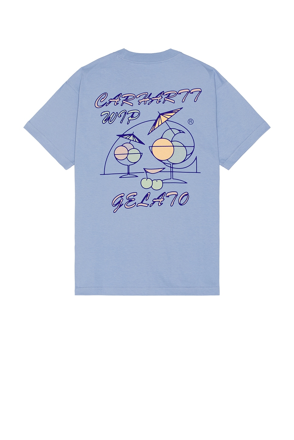 Image 1 of Carhartt WIP Gelato T-Shirt in Charm Blue