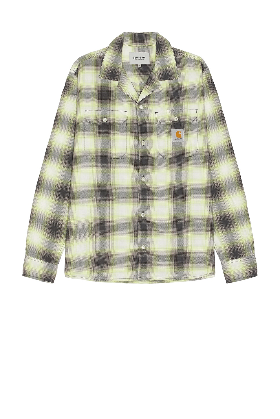 Shop Carhartt Blanchard Shirt In Blanchard Check & Arctic Lime