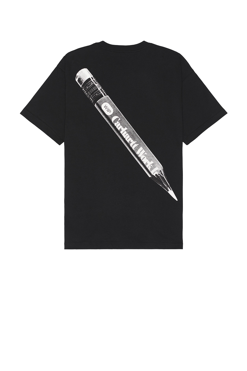 Image 1 of Carhartt WIP Short Sleeve Wip Pencil T-Shirt in Black & White