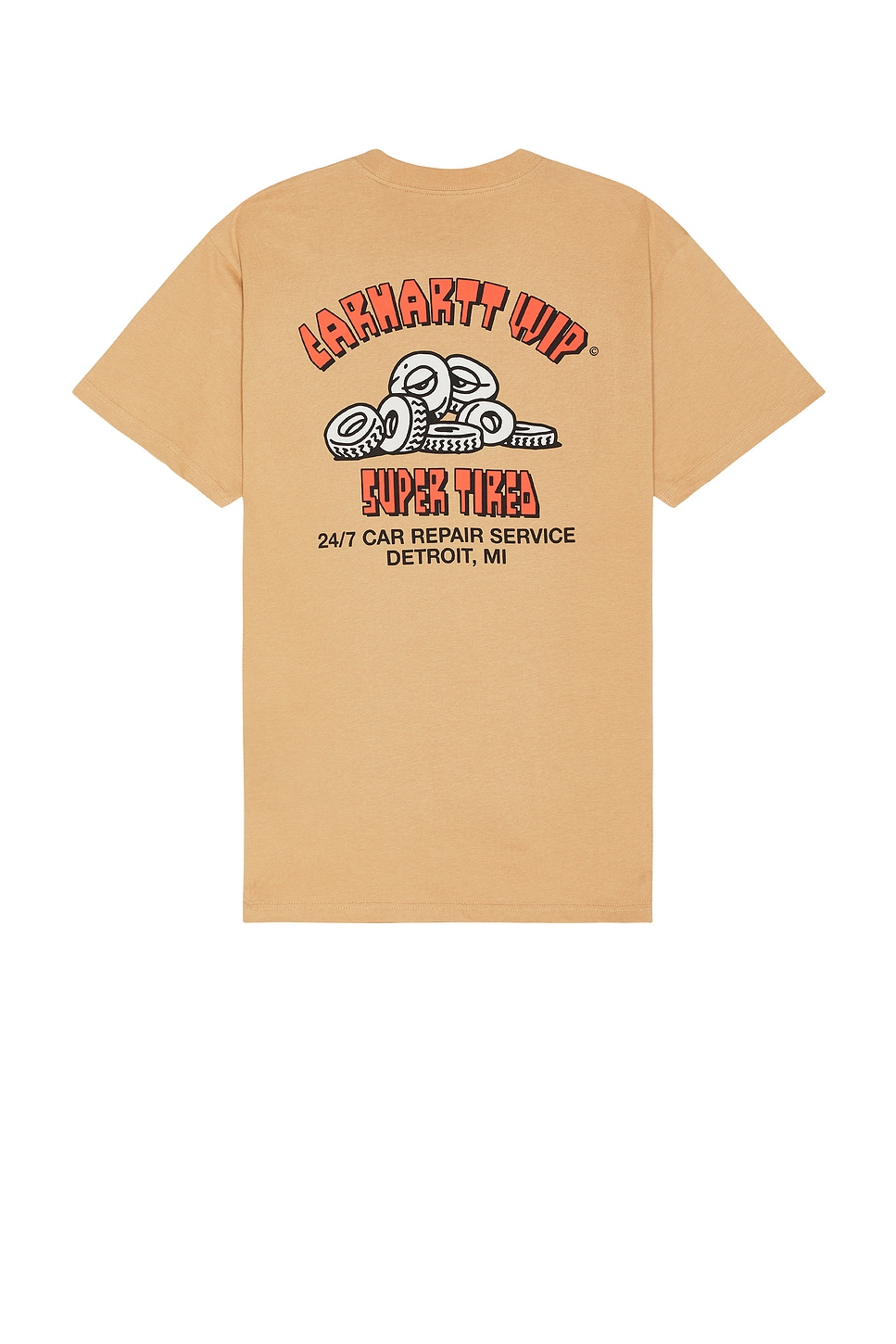 Shop Carhartt Short Sleeve Super Tired T-shirt In Peanut