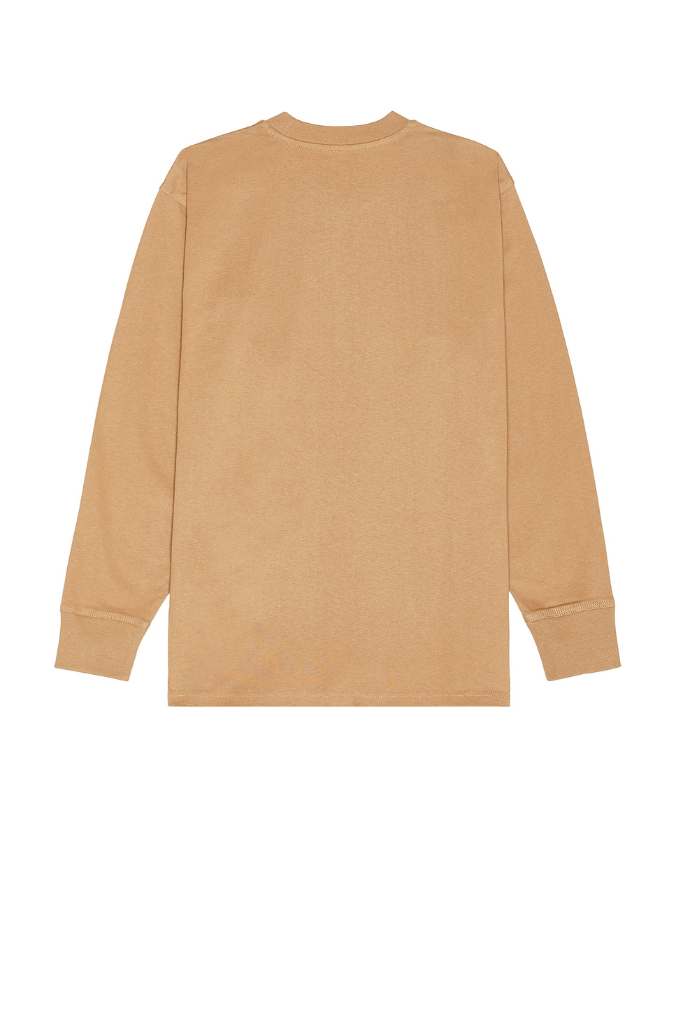 Shop Carhartt Longsleeve American Script T-shirt In Peanut