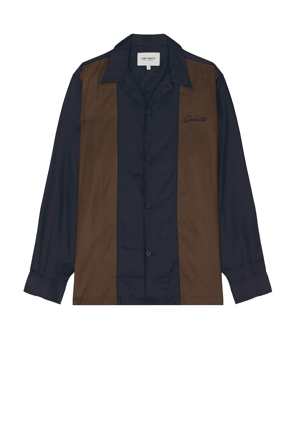 Delaney Shirt in Brown,Navy