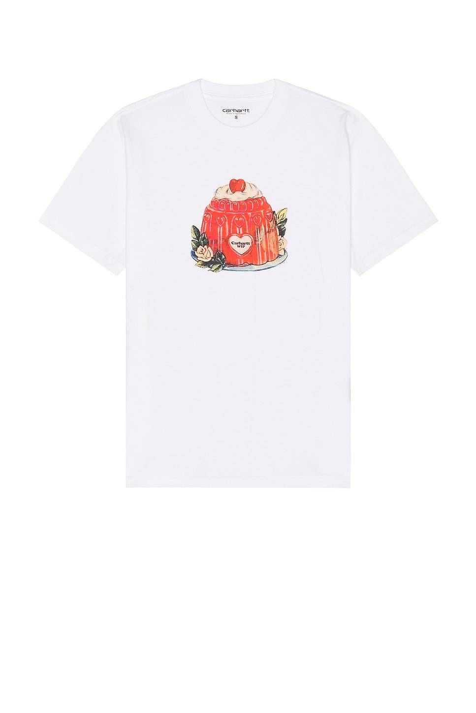 Image 1 of Carhartt WIP S/S Pudding T-Shirt in White