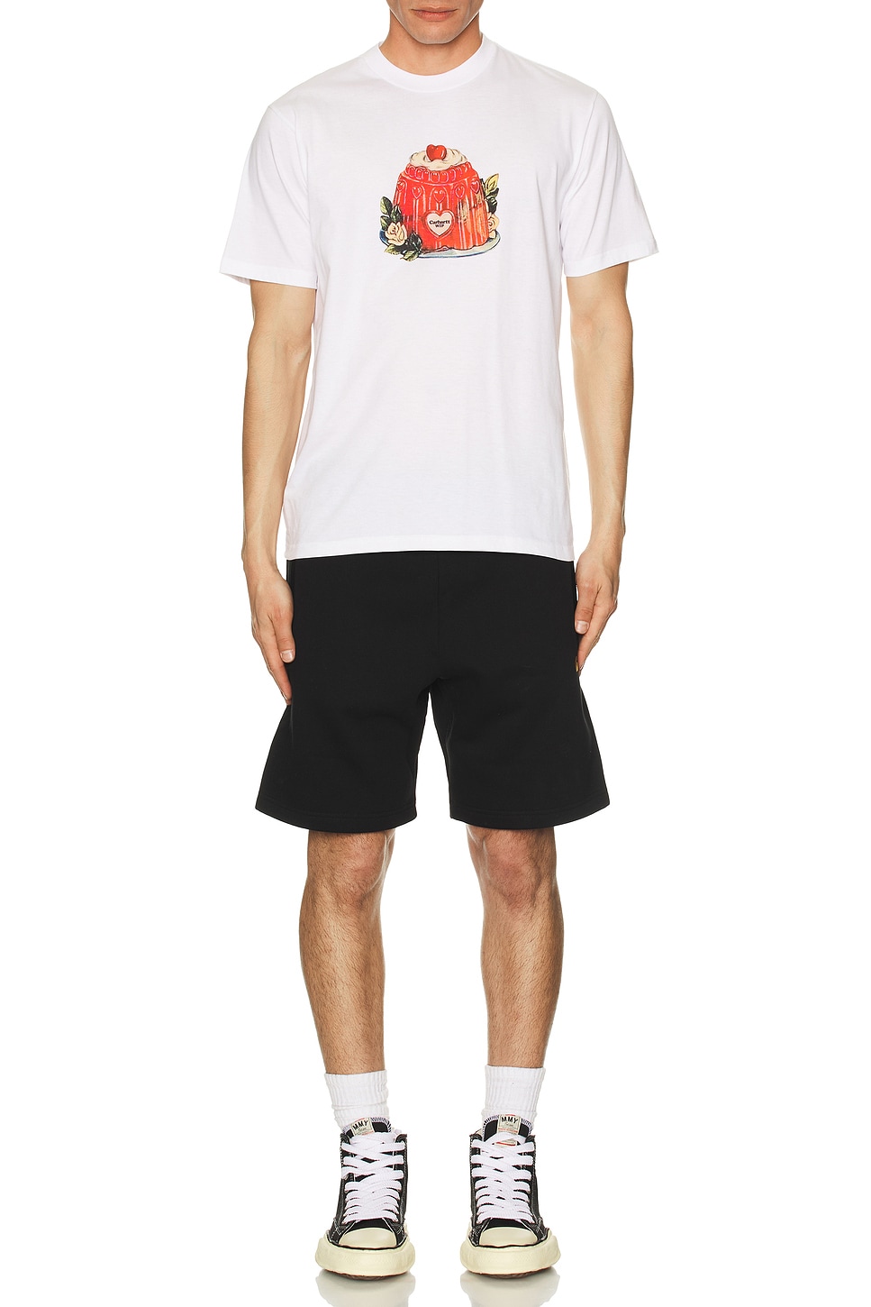 Image 1 of Carhartt WIP S/S Pudding T-Shirt in White