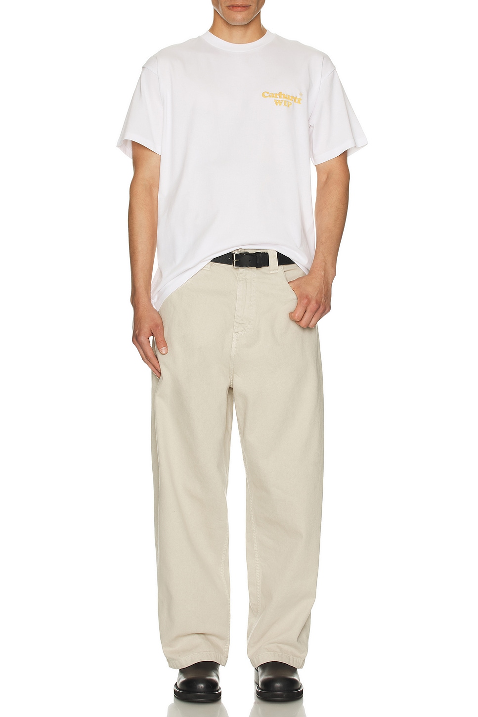 Image 1 of Carhartt WIP Hartt Chain T-Shirt in White
