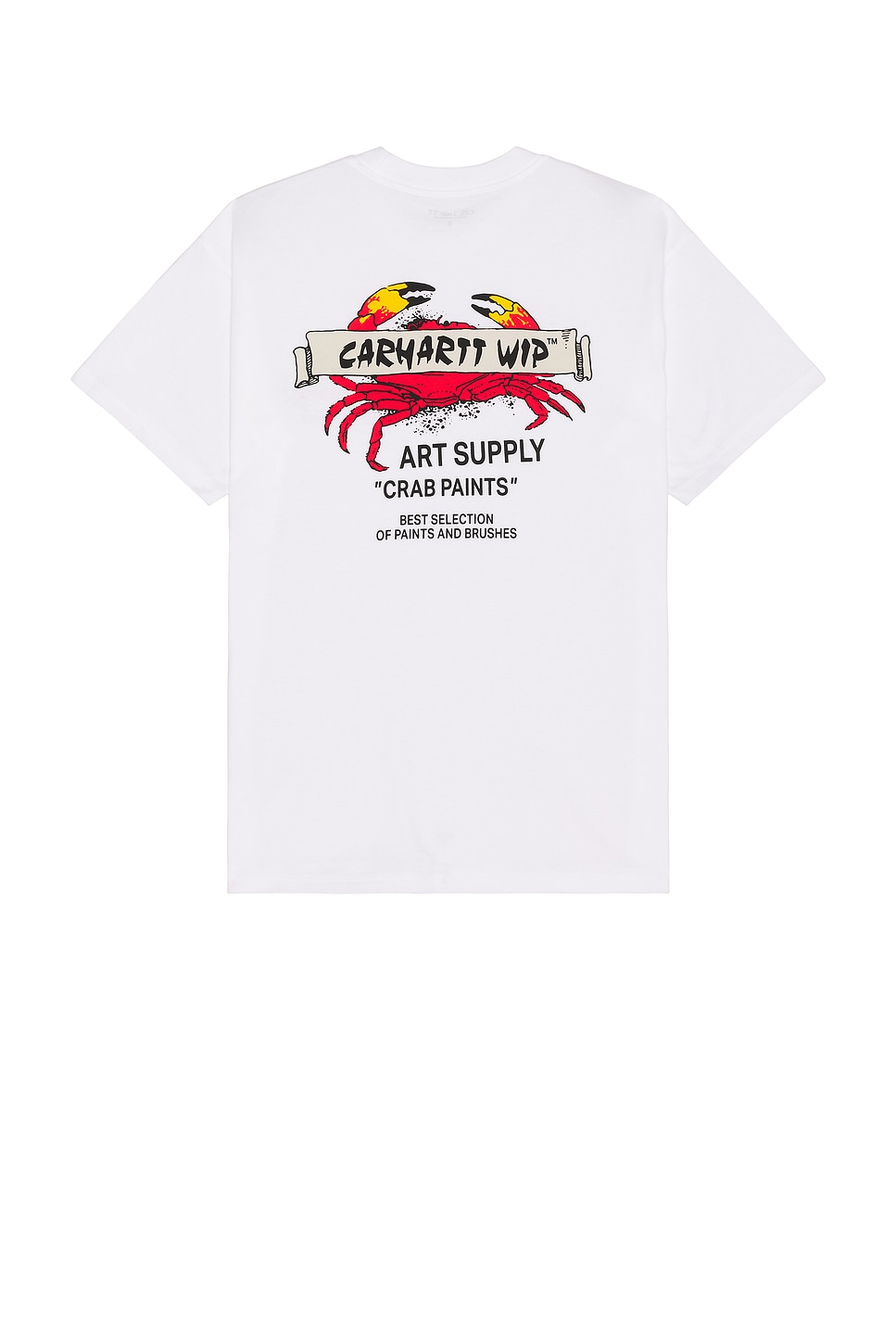 Crab Paint T-Shirt in White