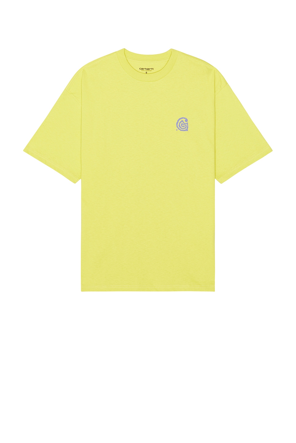 Carhartt Helix T-shirt In Yellow