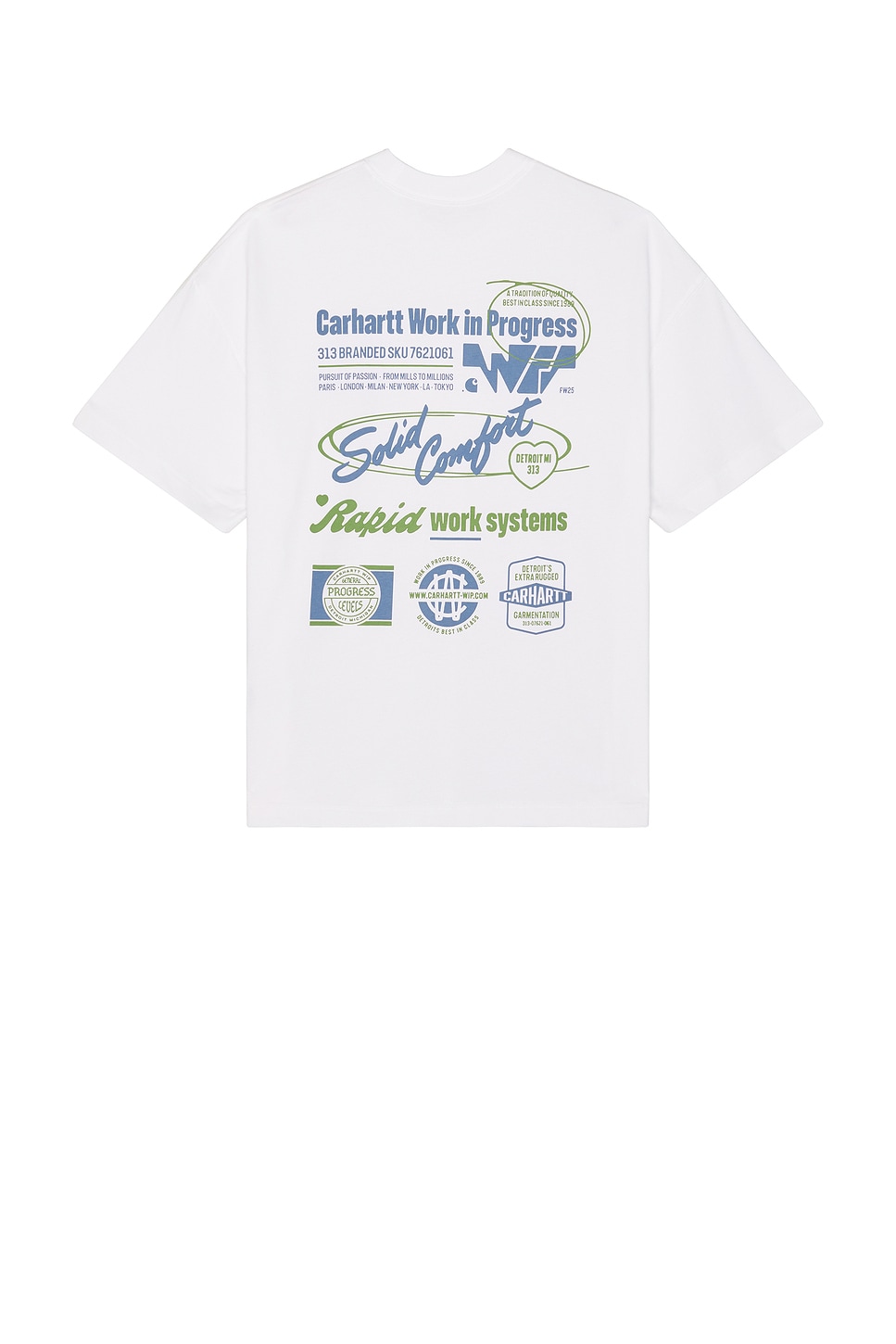 Carhartt Short Sleeve Network T-shirt In White