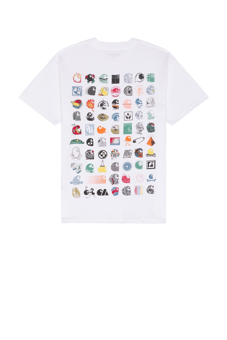Image 1 of Carhartt WIP Short Sleeve C Logo Archive T-shirt in White