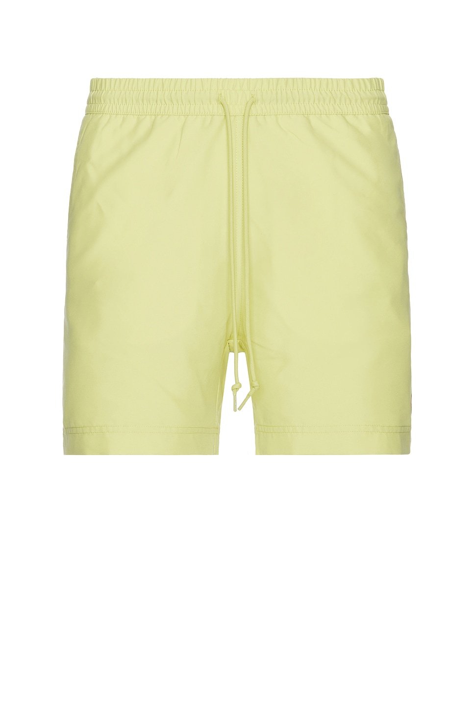 Shop Carhartt Chase Swim Trunks In Arctic Lime & Gold