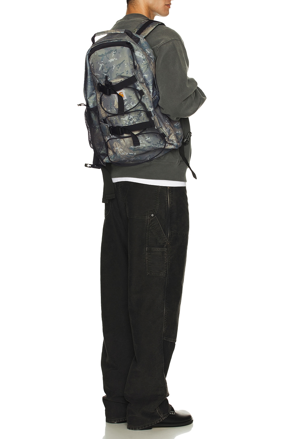 Carhartt Camouflage Backpack Adjustable Straps In Gray
