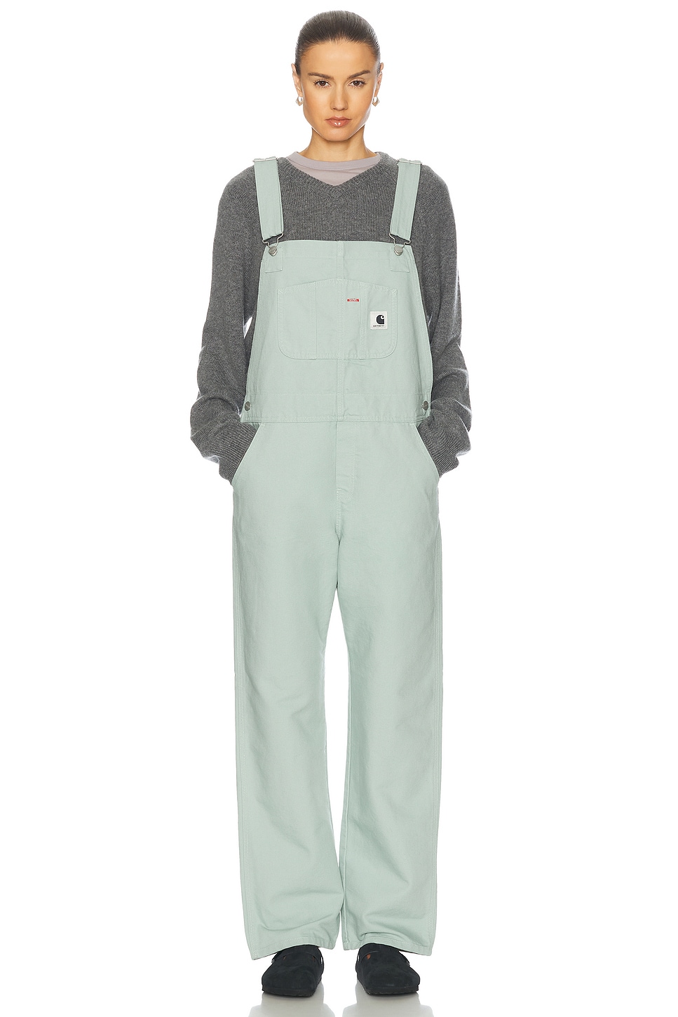 Bib Straight Overall in Mint