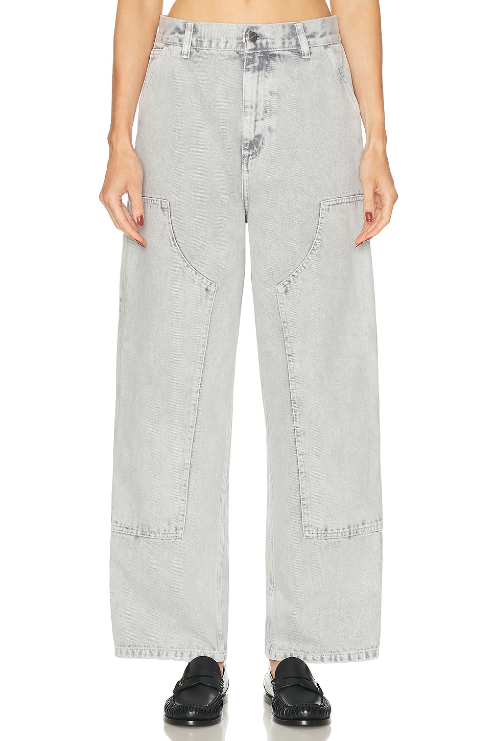 Brandon Double Knee Pant in Slate