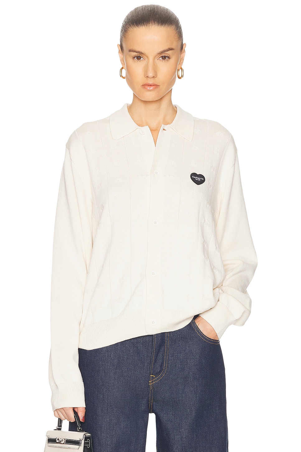Drewe Cardigan in Beige