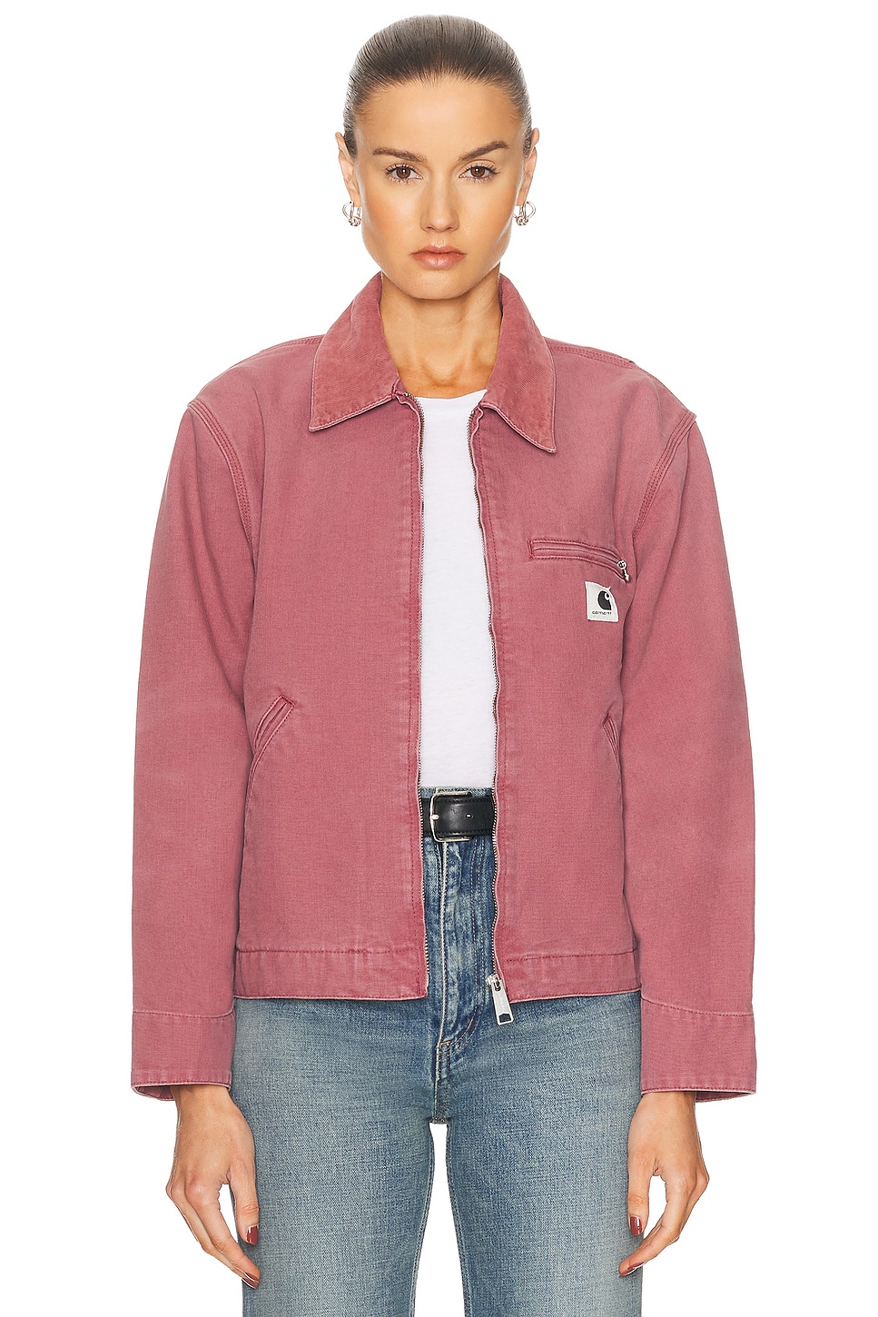 Image 1 of Carhartt WIP OG Detroit Jacket in Dusky Pink