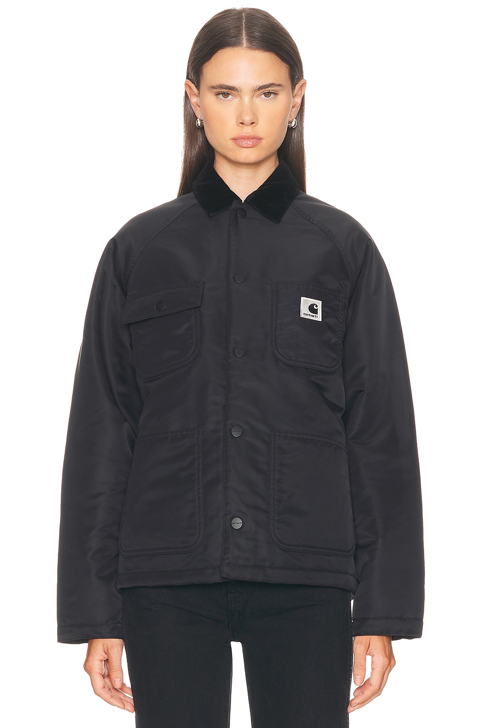 Carhartt Alumni Chore Coat In Black