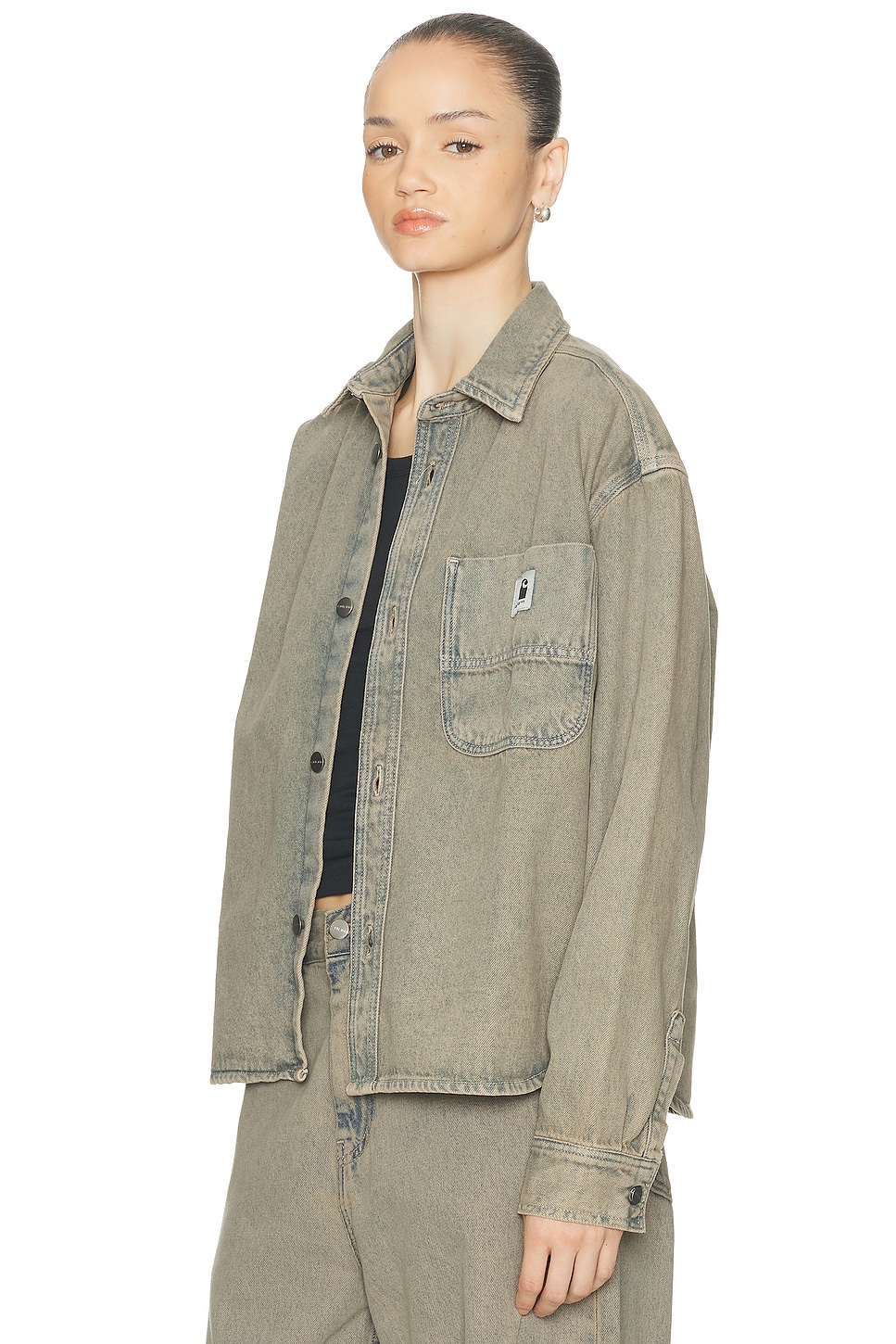 Carhartt Georgia Pocket-detail Overshirt In Multi