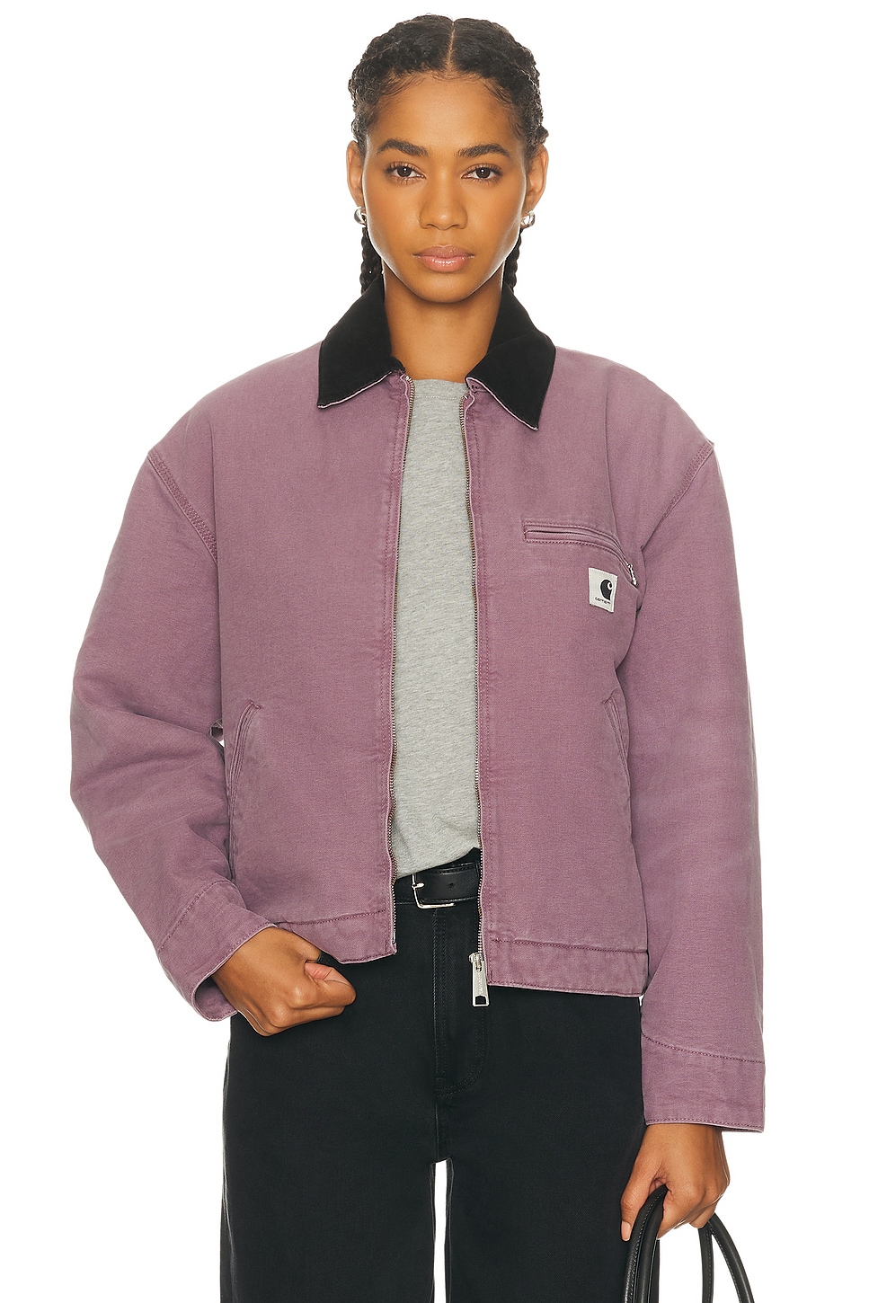 Image 1 of Carhartt WIP OG Detroit Jacket in Phlox & Black