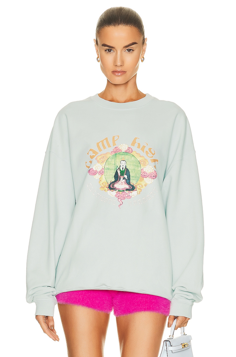 Image 1 of Camp High Cultivate Harmony Sweater in Light Blue