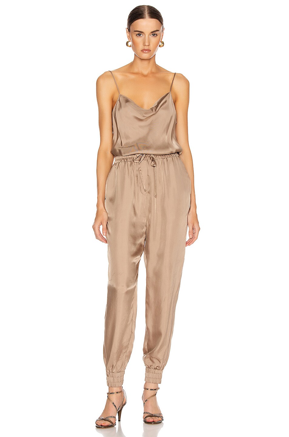 Image 1 of Cinq a Sept Finnley Jumpsuit in Pewter