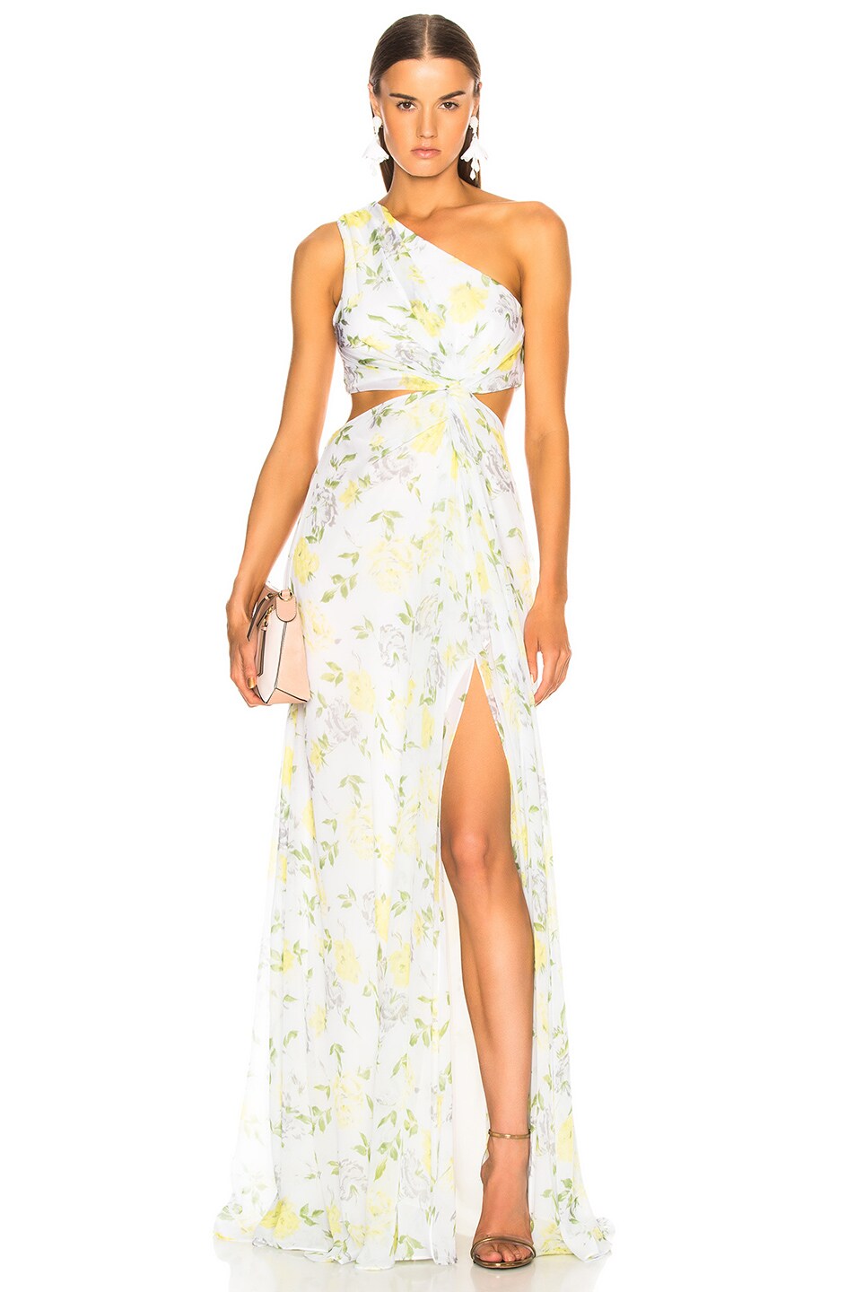 Image 1 of Cinq a Sept Gardenia Dress in Sunglow Multi